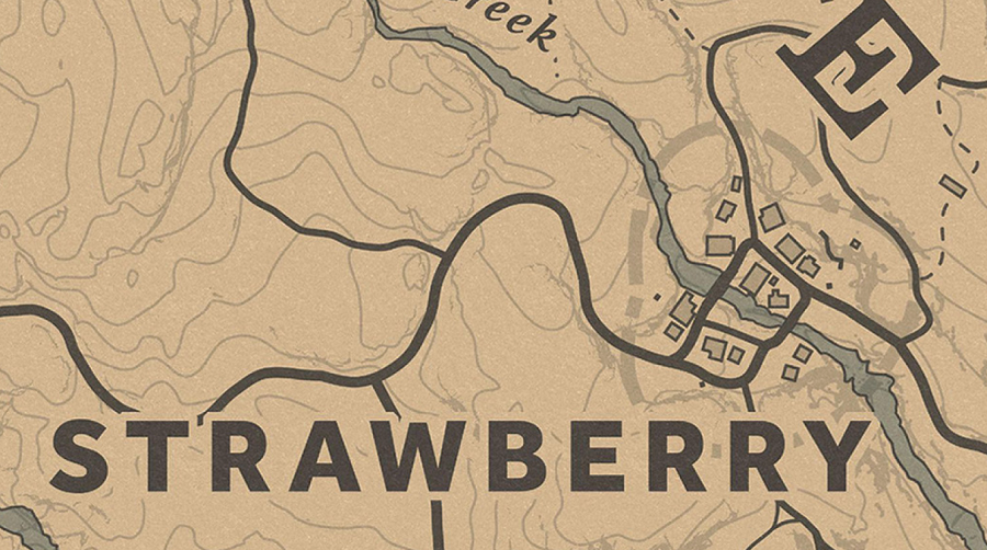 Strawberry RED DEAD REDEMPTION 2 Wiki RDR2 Atwiki   Strawberry Map 